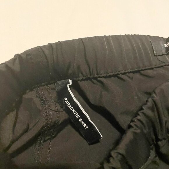 Bluenotes Denim Parachute Skirt Black Nylon Womens Size Small - Picture 6 of 16